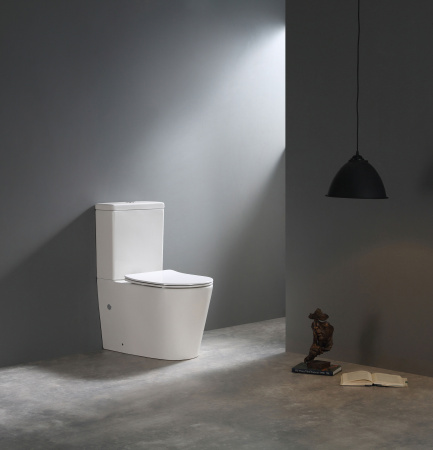 Унитаз напольный Santiline Торнадо SL-5026 белый